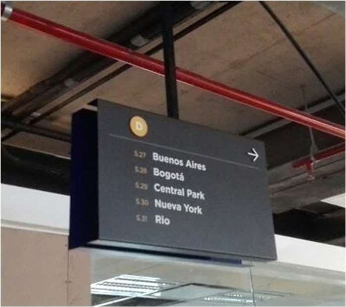 Señalética corporativa interior